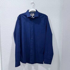 EXPRESS Men's Blue Dress Shirt